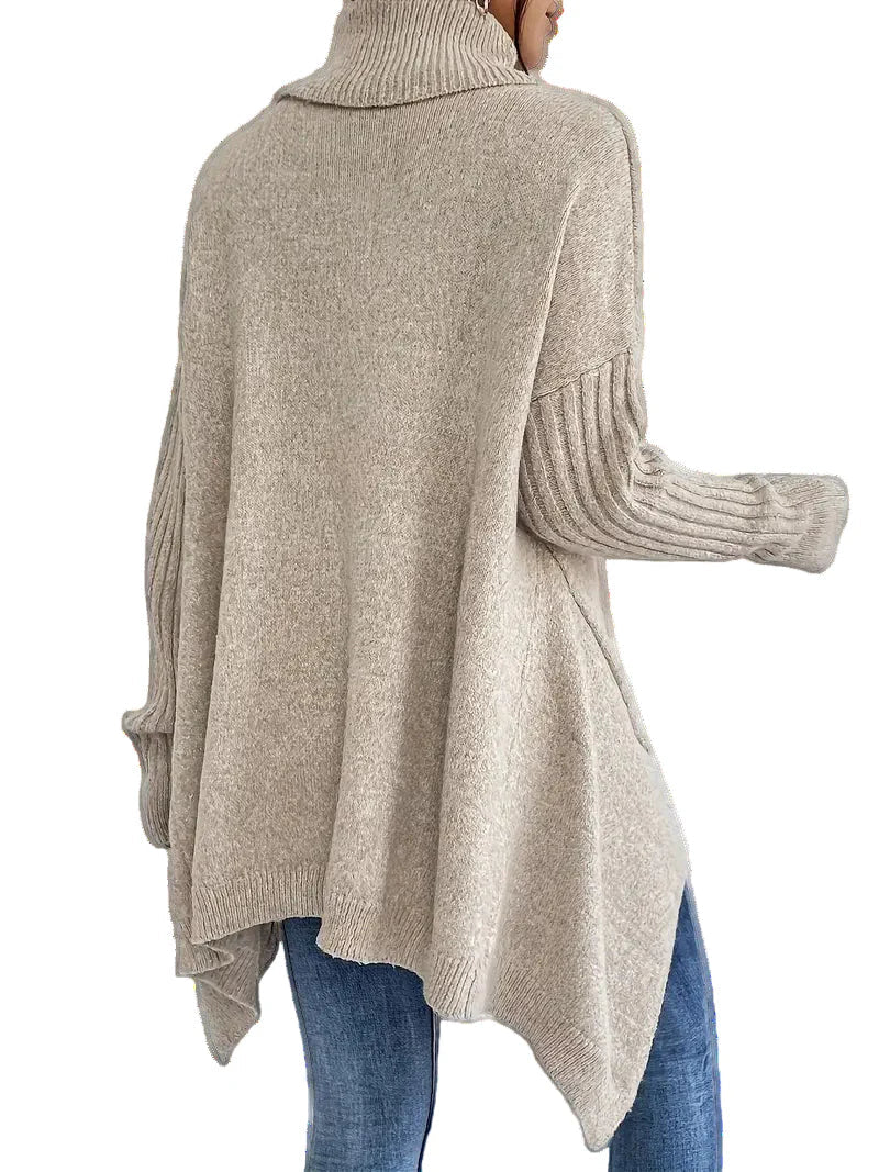 EB | Eleganter langer Rollkragenpullover für Damen
