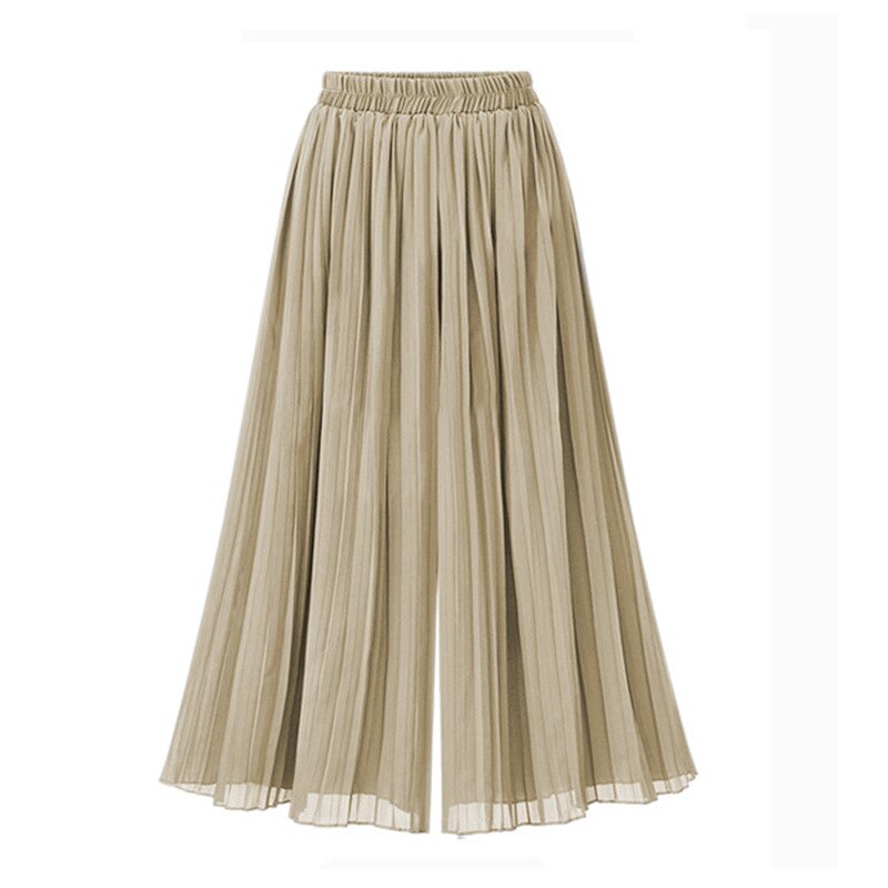 EB - Damenhose mit weitem Bein und Mesh-Detail