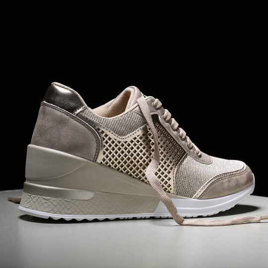 Damen Wedge-Heels mit Schnürverschluss EB
