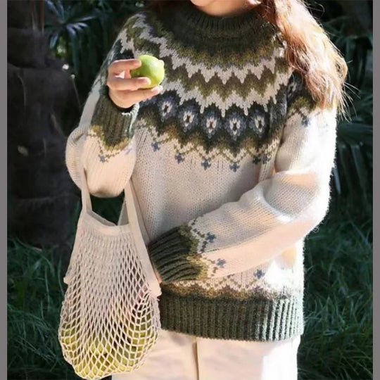 EB | Hinreißender Gemusterter Pullover