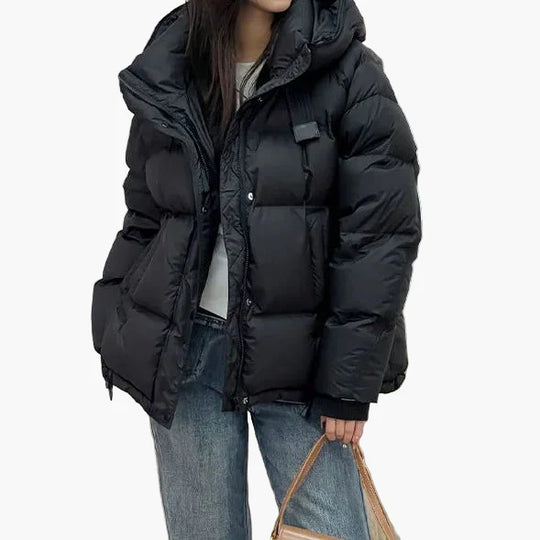 EB | Winter Steppjacke mit Kapuze - Modische Outdoorjacke, Freizeit & Alltag