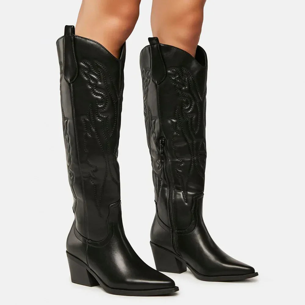 EB | Robuste Cowboystiefel Bis Zum Knie