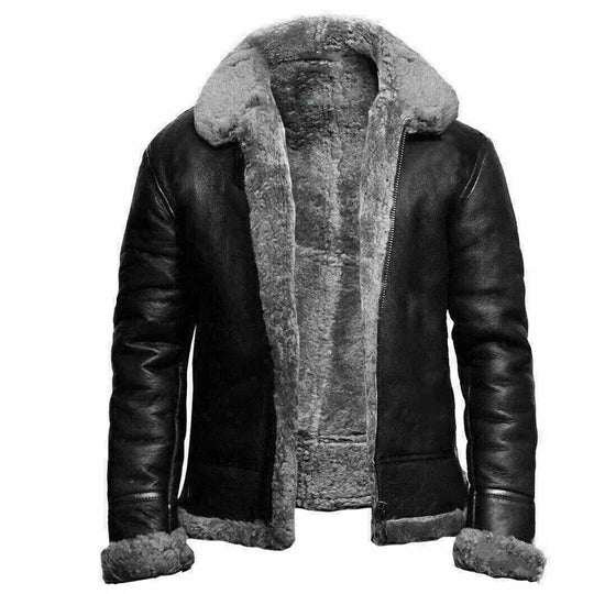 EB | Leder Wintermantel