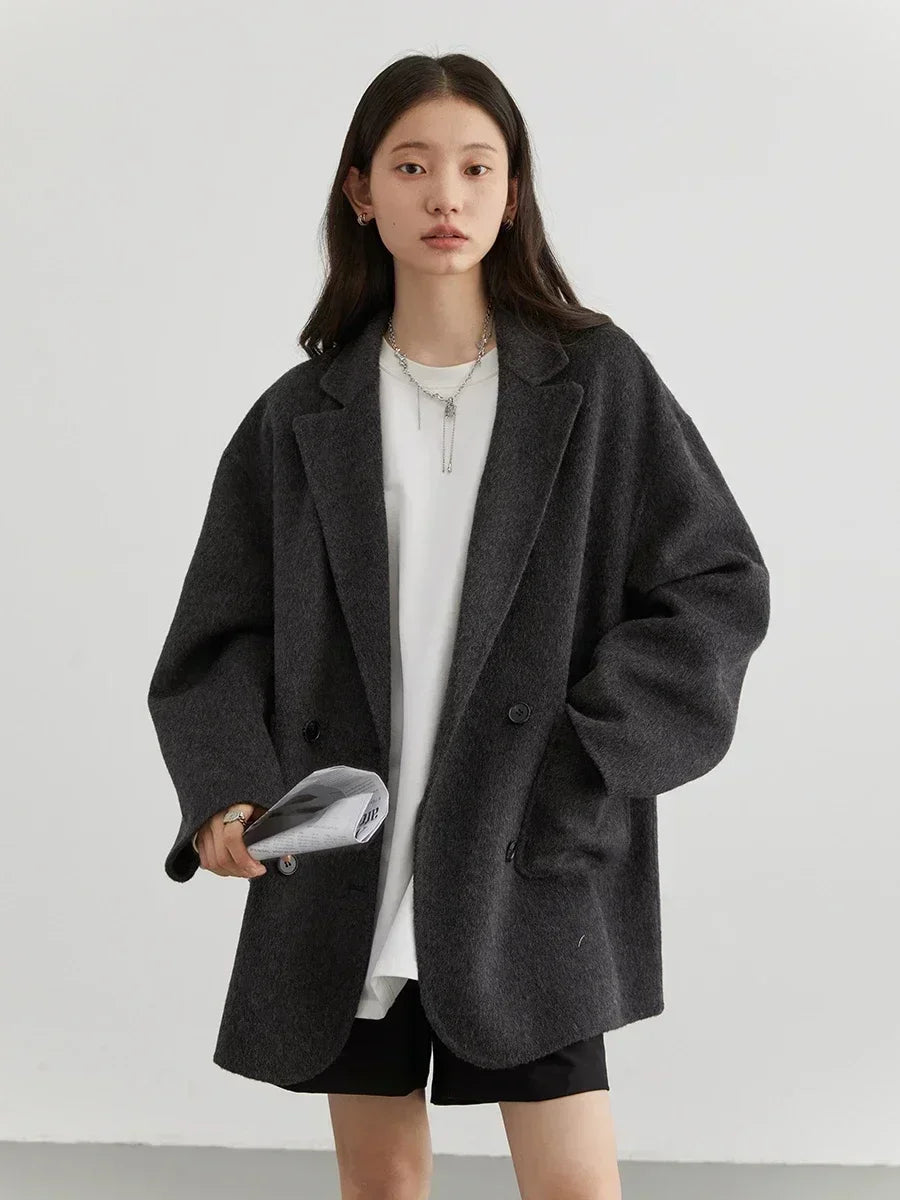 EB | Luxus Woll Damenmantel