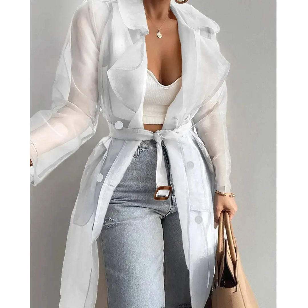EB | Durchsichtiger Trenchcoat
