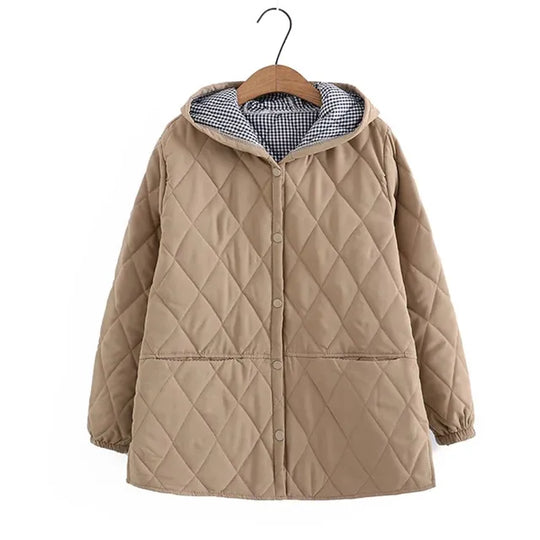 EB | Übergrößen Winterjacke aus Baumwolle für Damen