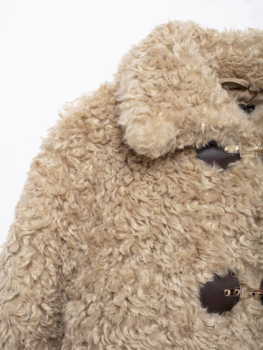 EB | Teddyjacke für Damen mit Keren Schnallenverschluss