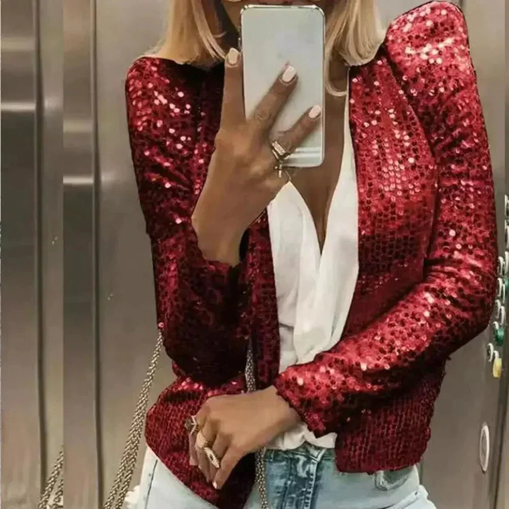 EB | Eleganter Pailletten-Blazer