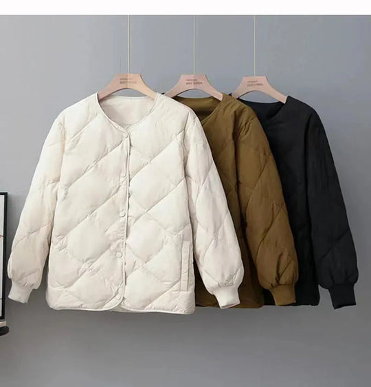 EB | Damenjacke für Herbst und Winter Modisch und Warm