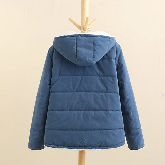 EB | Winter Kapuzen Fleece-Gefütterte Jacke