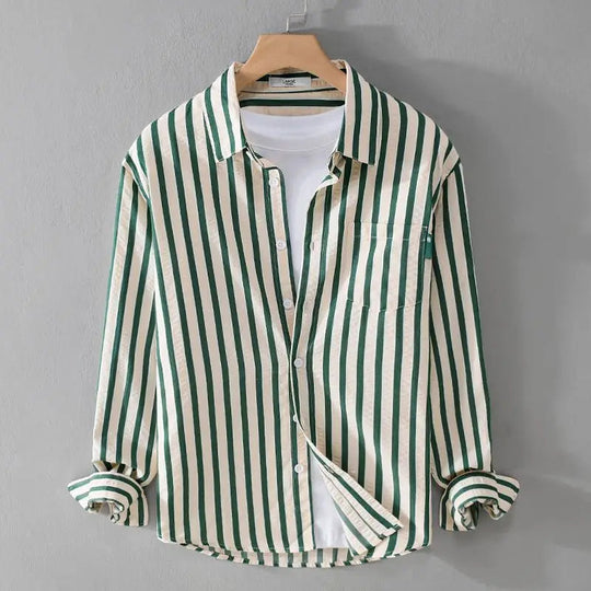 EB | Stylisches Gestreiftes Button-Down Hemd