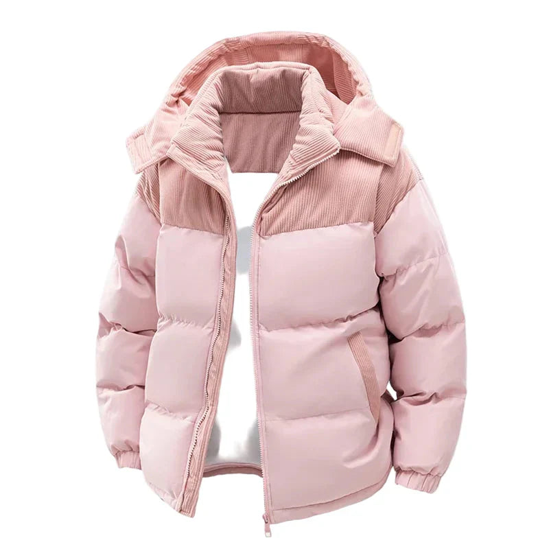 EB | Winter Steppjacke mit Kapuze - Modische Outdoorjacke für Kalte Tage