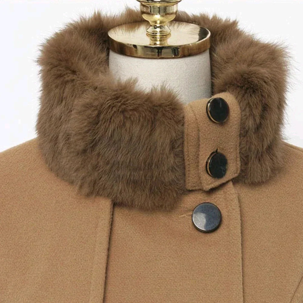 EB | Damen Slim Fit Trenchcoat Eleganter Übermantel