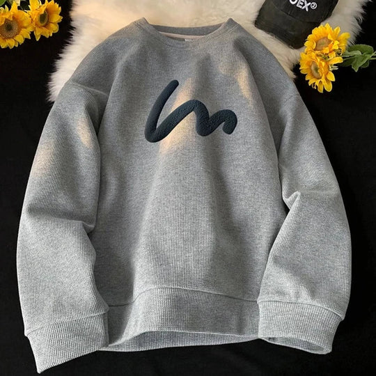 EB | Männer Wellenmuster Pullover