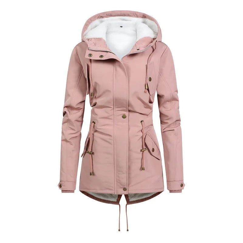 EB | Winddichte Mittellange Kapuzenjacke