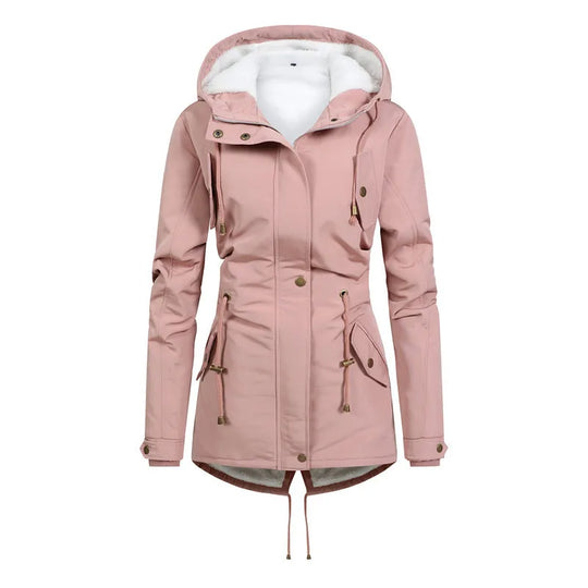EB | Winddichte Mittellange Kapuzenjacke
