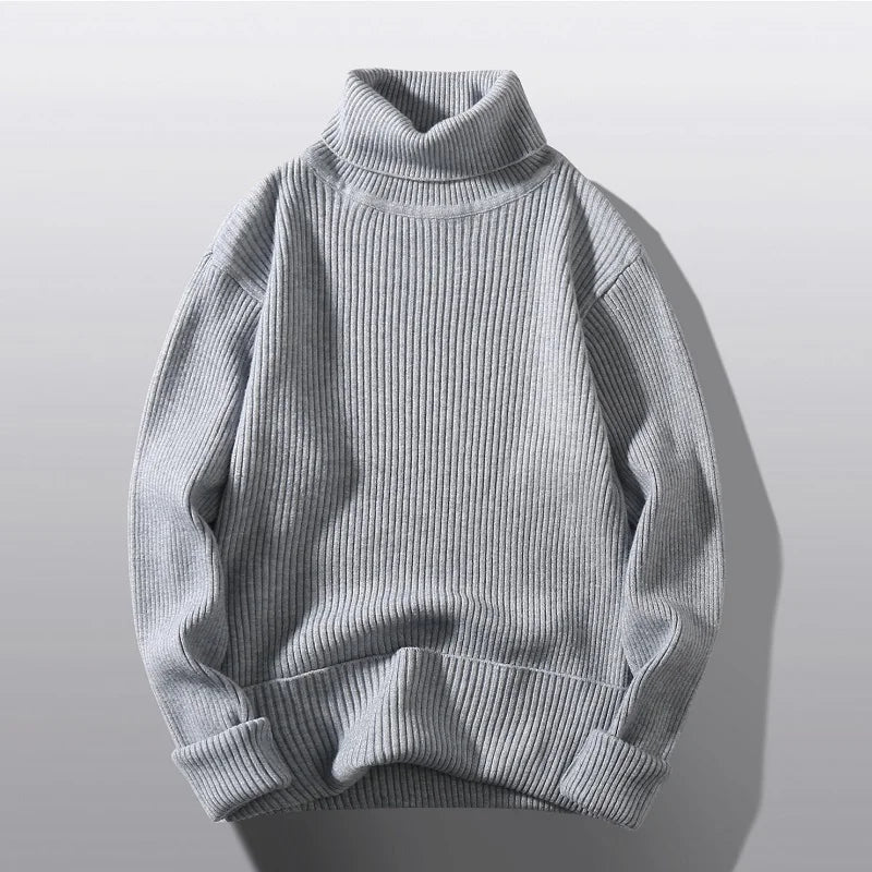 EB | Rippstrick-rollkragen Weich und Warm Perfekt für Lagenlook