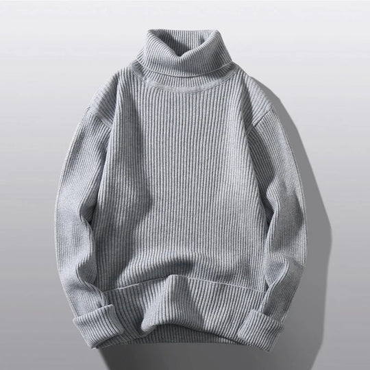 EB | Rippstrick-rollkragen Weich und Warm Perfekt für Lagenlook