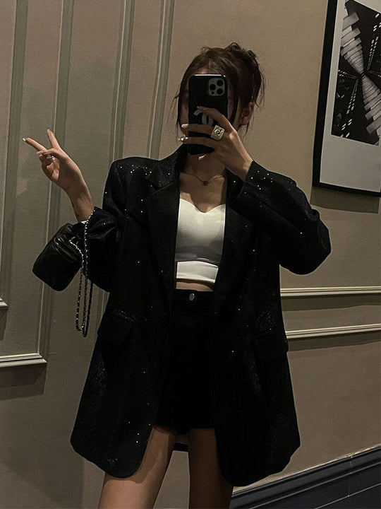 EB | Glänzender Paillettenblazer