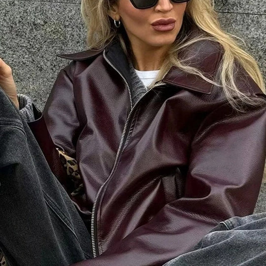 EB | Modische Jacke mit langen Ärmeln und Reißverschluss