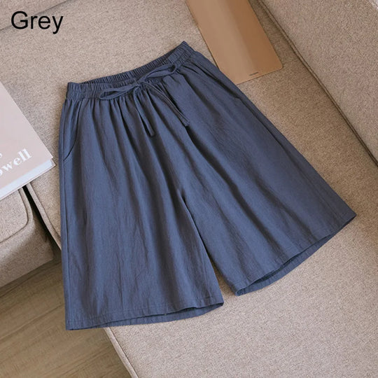 EB | Baumwoll-Knie-Lange Shorts