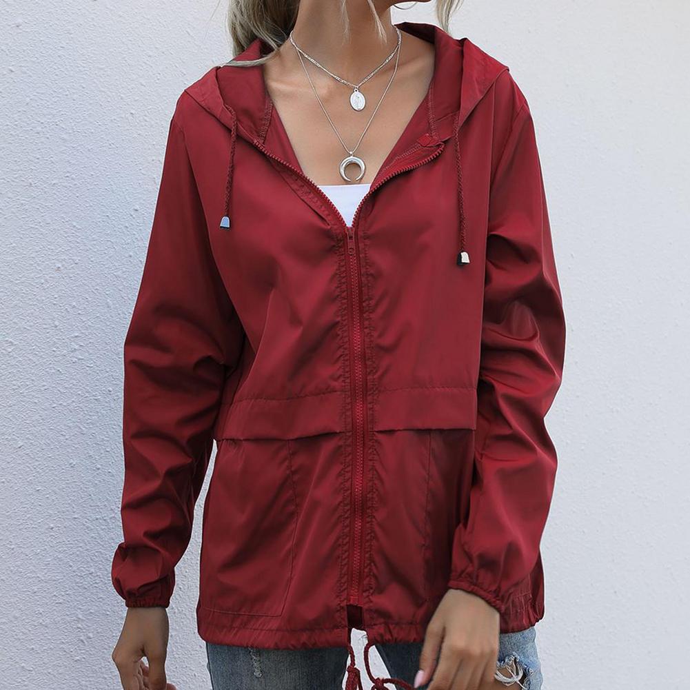EB | Winddichtes Sommerjacke mit Kapuze für Frauen