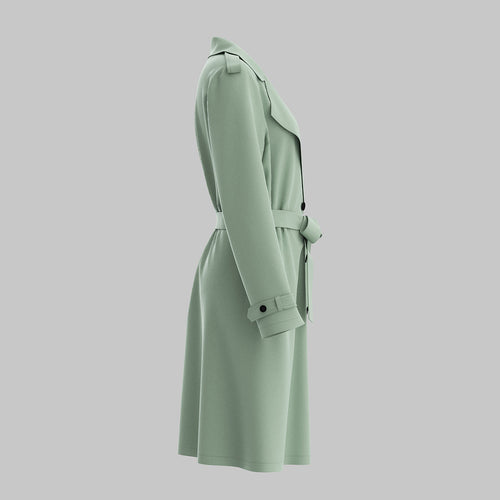 EB | Klassischer Trenchcoat mit Gürtel