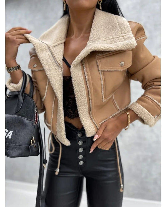 EB | Warme Jacke Chic Saisonkollektion Ideal für den Winter