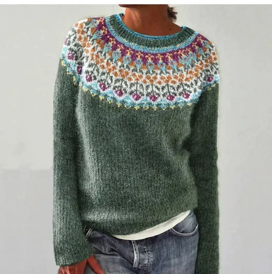 EB | Clair Strickpulli Herbst Mit Mustern