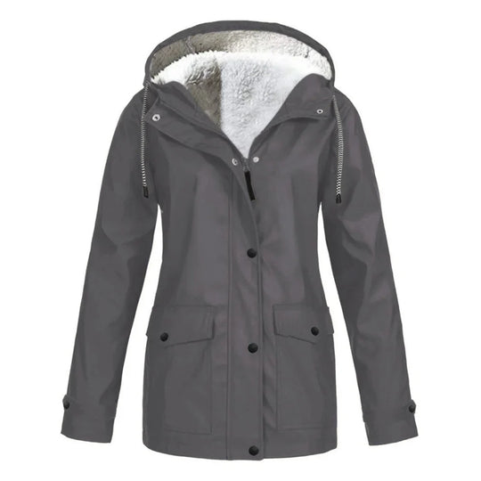 EB | Wasserdichte Fleece-Hoodie-Jacke
