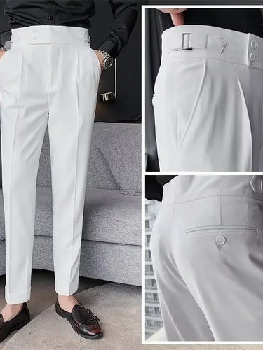 EB | Chic Hochtaillierte Chinohose