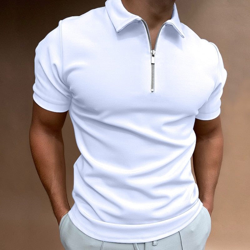 EB | Zip-Up Polo-Shirt