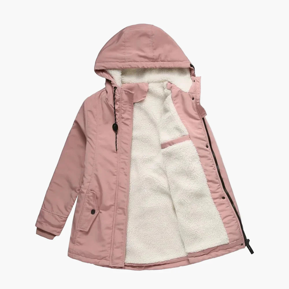 EB | Winterjacke mit Kapuze - Modische Freizeitjacke für Herbst und Winter