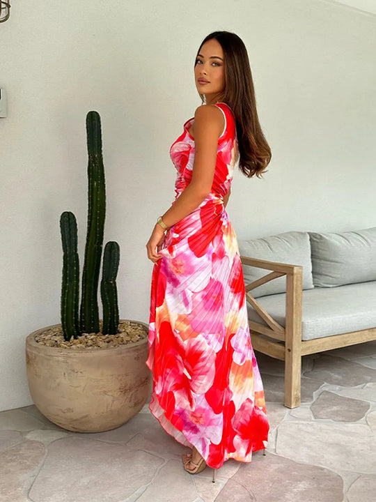 EB | Damen Langrock Kleid Elegant und Fließend