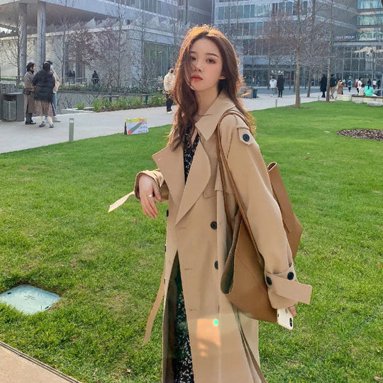 EB | Trenchcoat mit Doppelten Knopfreihen Kornelia