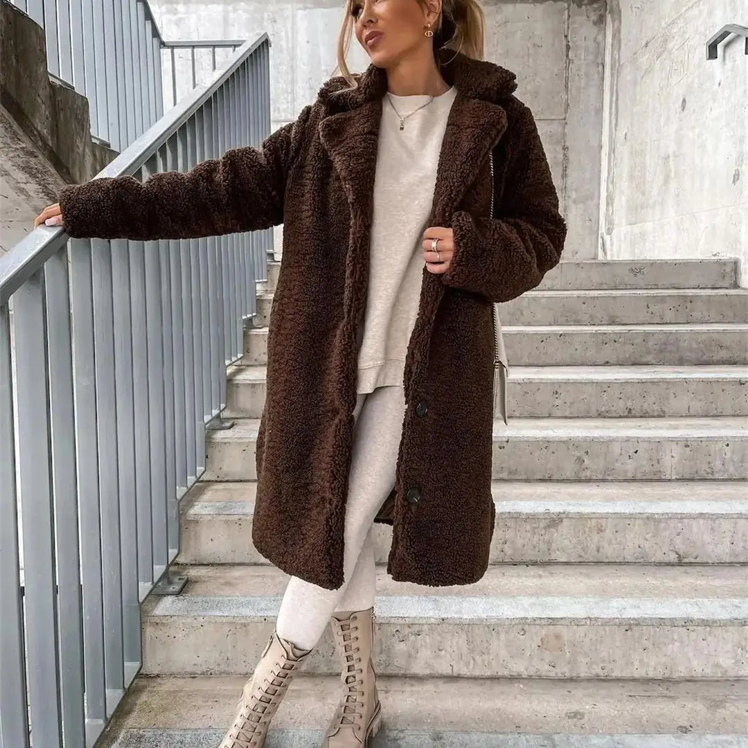 EB | Damen-Strickjacke, lang & modisch