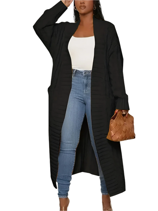 EB | Gestickte Lange Damenjacke