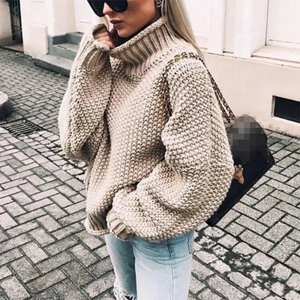 EB | Rollkragen Warmer Strickpullover