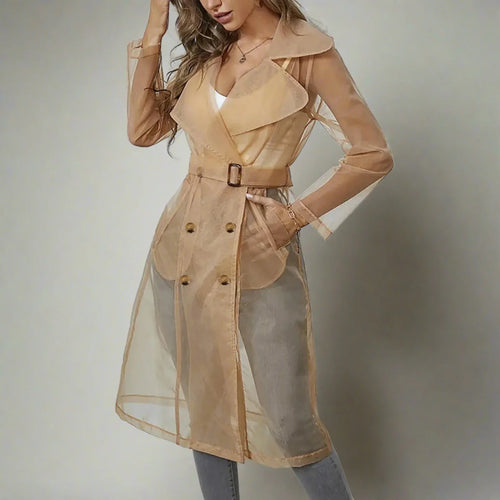 EB | Durchsichtiger Trenchcoat