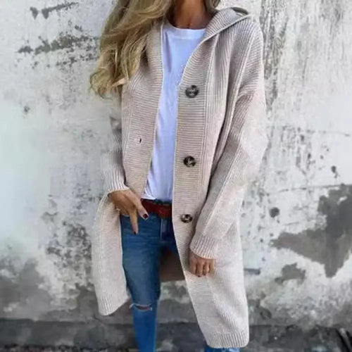 EB | Langer Knopf Cardigan