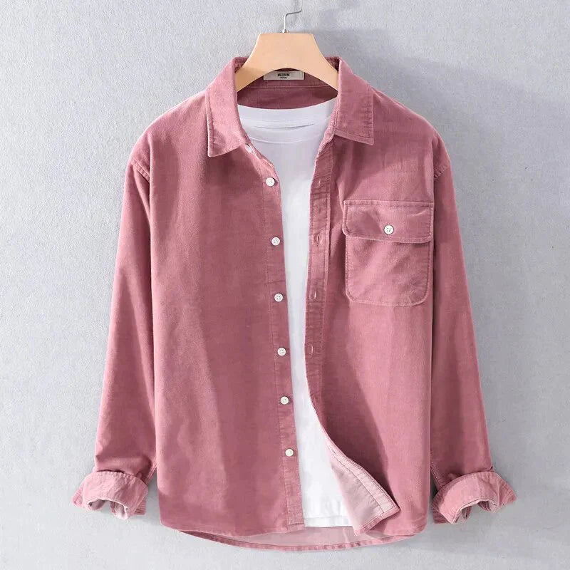 EB | Langarm Overshirt Aus Weichem Denim