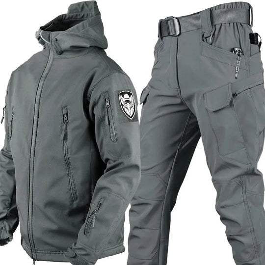 Herren multifunktionale Jacke mit Fleece-Innenfutter und Reißverschluss – EB
