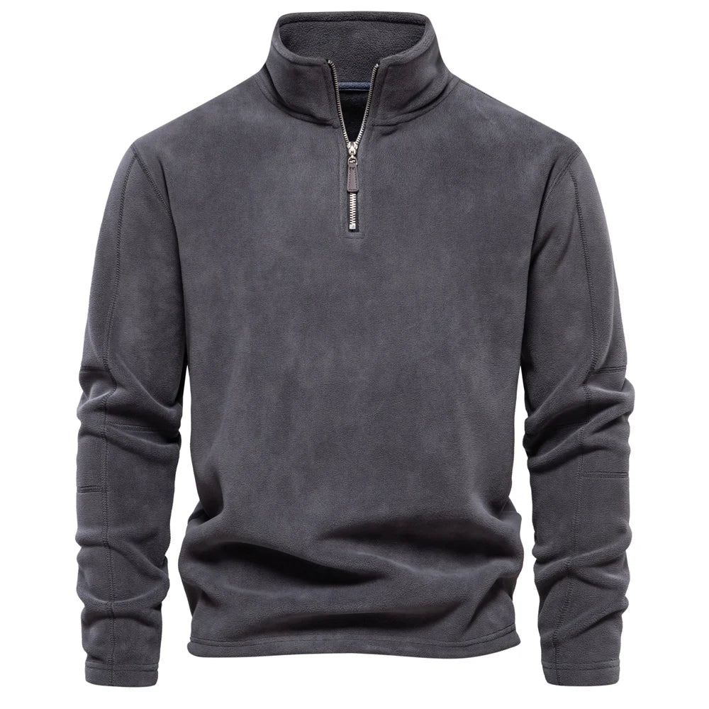 EB | Weiches Fleece Sweatshirt mit Reißverschluss Warm und Komfortabel Ideal für Kaltes Wetter