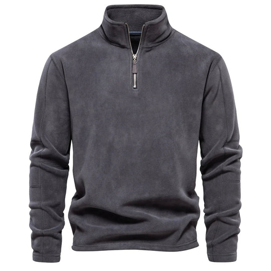 EB | Weiches Fleece Sweatshirt mit Reißverschluss Warm und Komfortabel Ideal für Kaltes Wetter