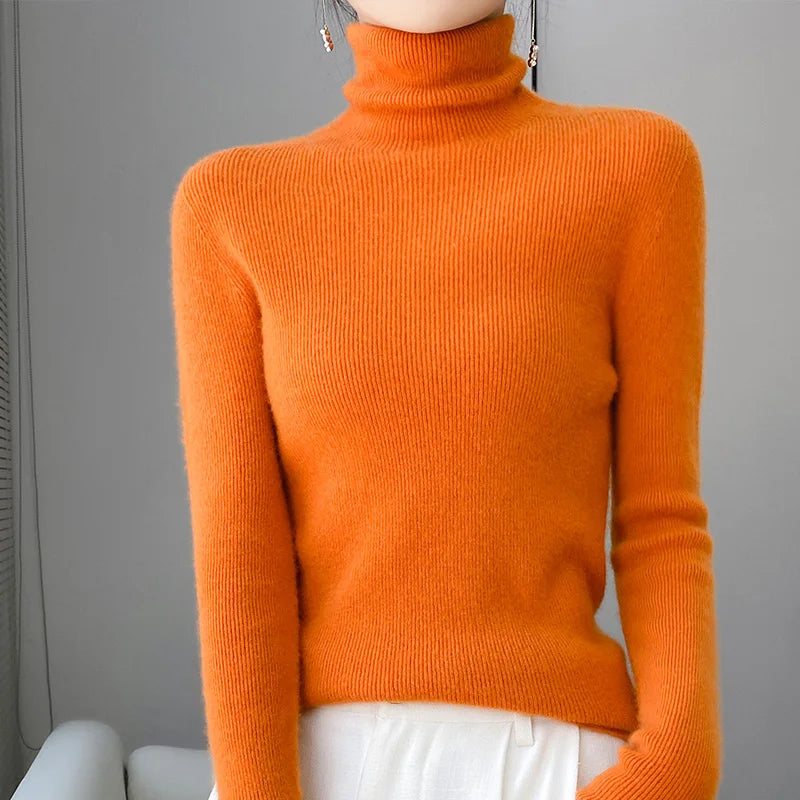 EB | Rollkragenpullover Aus Wolle