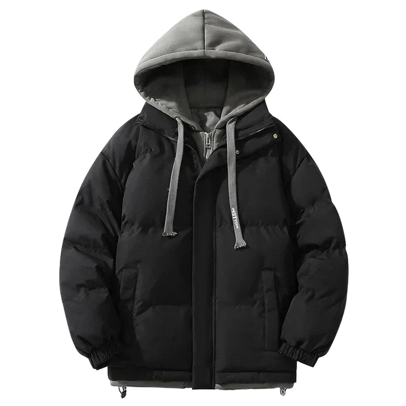 EB | Winter Daunenjacke mit Kapuze - Modischer Streetwear-Puffer für Alltag & Outdoor