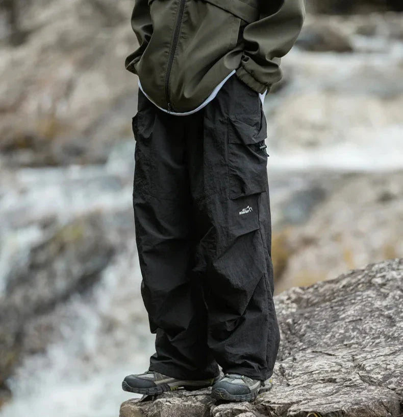 EB Herren Cargohose mit seitlichen Taschen und weiter Passform