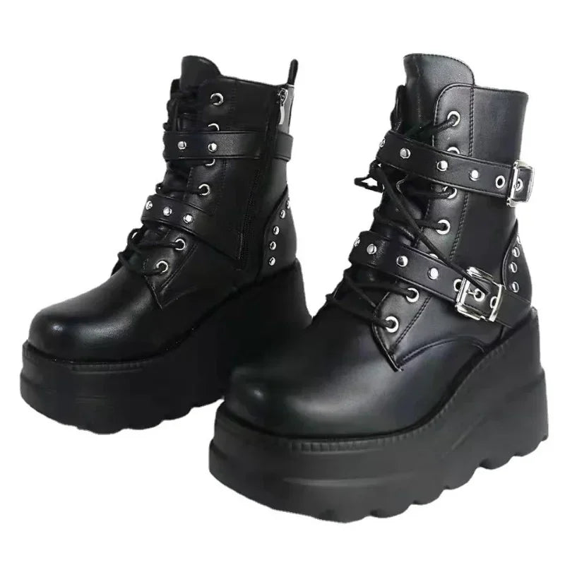 EB | Mühelos Gothische Eleganz Stiefel
