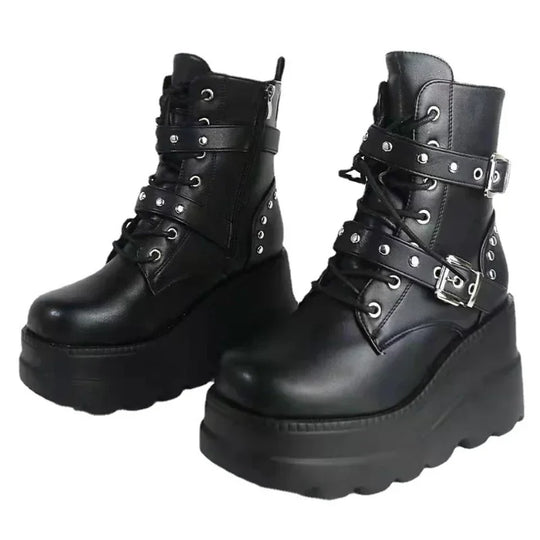 EB | Mühelos Gothische Eleganz Stiefel