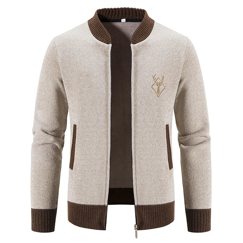 EB | Lässige Strickjacke für Herren aus hochwertigem Garn